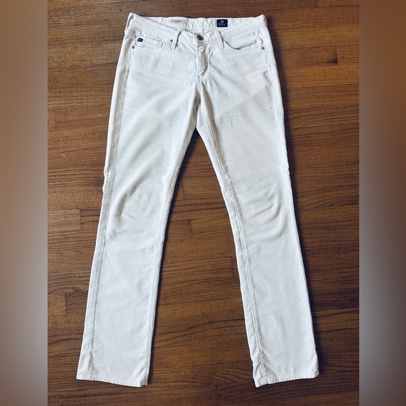 Ag Adriano Goldschmied Denim - AG The Ballad Women's Slim Boot soft corduroy in cream